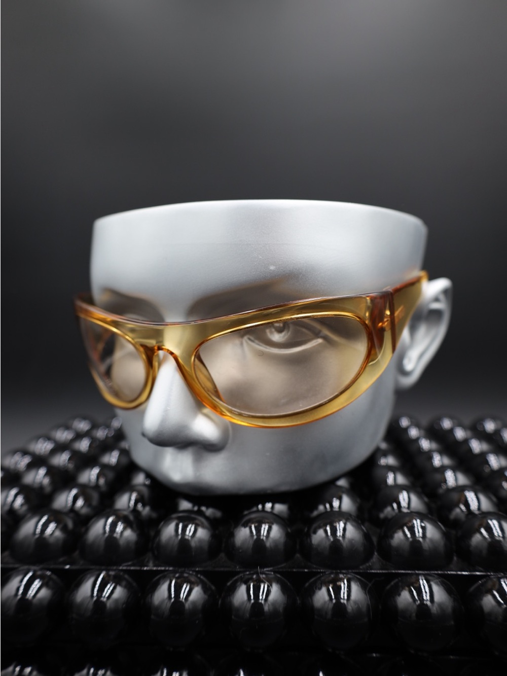 Gucci Amber Tinted Cat-Eye Sunglasses